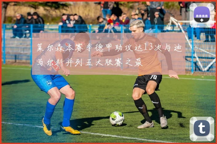 莱尔森本赛季德甲助攻达13次与迪马尔科并列五大联赛之最